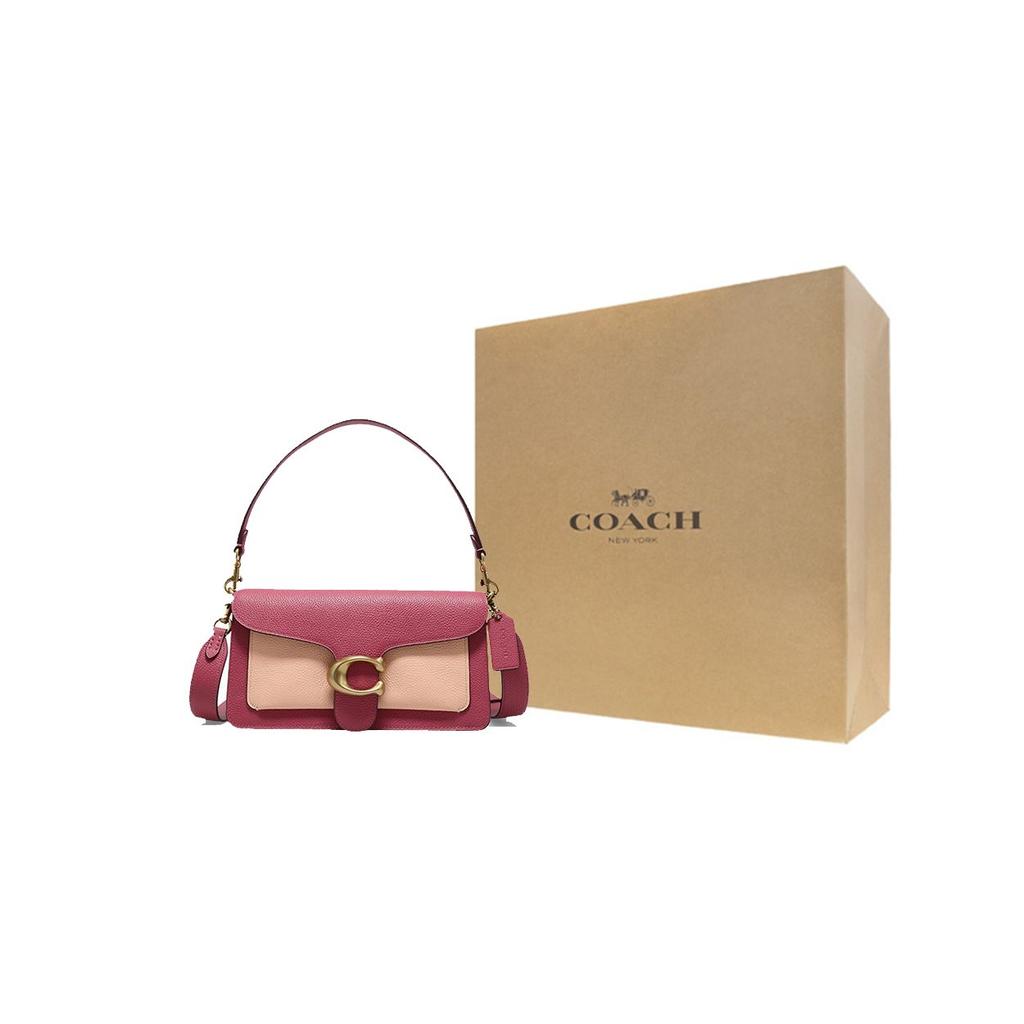 Coach Tabby 26 Magnetic Flap Closure Leather Shoulder Bag Women Handbags 76105-B4AFF