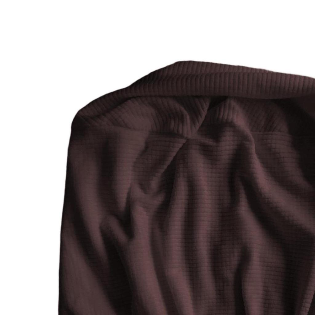 Elastic Slipcover for Round Ottoman, Removable Foot Stool Protector