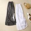 Comfort Womens Cool Summer Splithem Buttonfront Wideleg Pants Bohemian Casual Wideleg Skirtpants