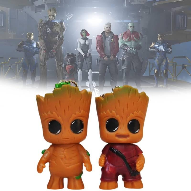 Adorable Groot Keychain Figure From Guardians Of The Galaxy Perfect For Collectors