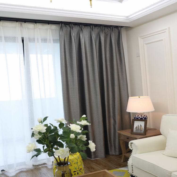 

Простая серая ткань с текстурой дерева, резная, затемняющая, для штор, готовое изделие, на заказ 2.8 meters door width темно-серого