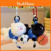 Plush Cat Keychain With Football And Basketball Design For Kids And Teens