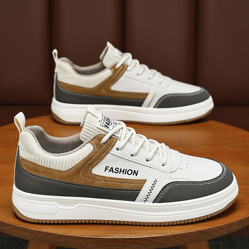 Fashion Men's Sports Shoes 2025 Men's Casual White Shoes Fashionable New Breathable Student Versatile Summer Men's Board Shoes