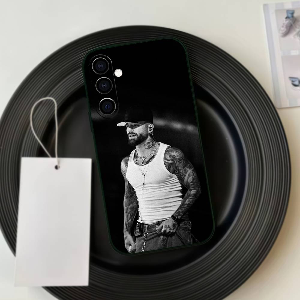 M-Maluma P-Pelon Phone Case For Samsung Galaxy A73,A72,A71,A70,A53,A52,A51,Others Soft Black Cover Samsung a30 a20