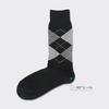 Naigai Style STANDARD Made Japan 90 Crew Length Casual Socks Men Heel Intarsia Argyle Gift