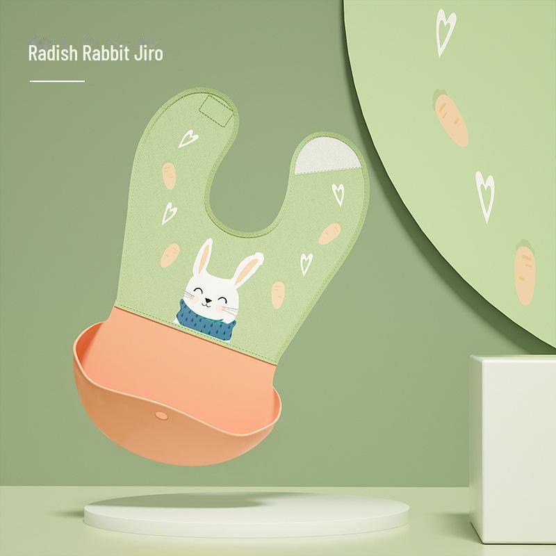 

Супермягкий водонепроницаемый силиконовый нагрудник для младенцев - нагрудник с защитой от грязи и слюней