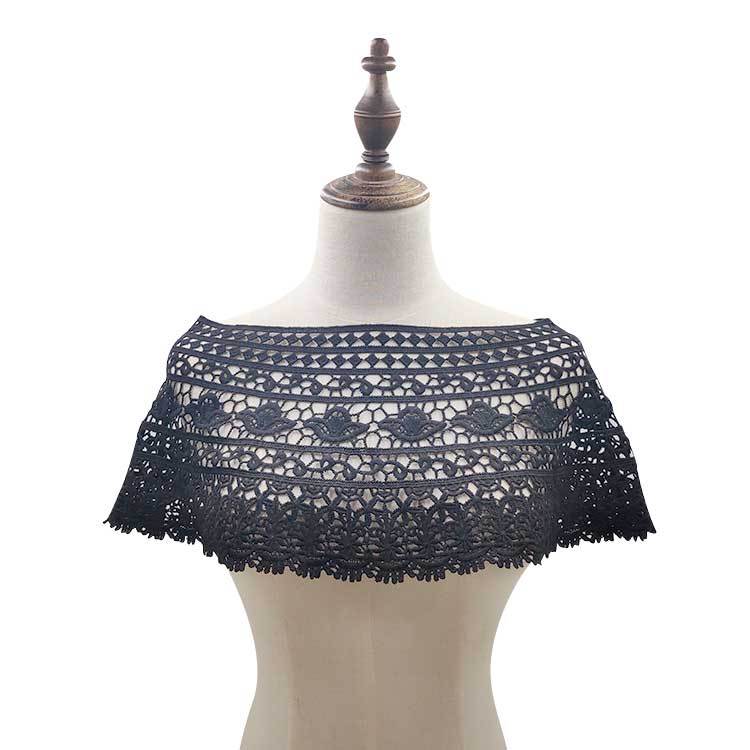 

Шаль Женское Модное Пальто Короткое Кружевное Вязаное Крючком Ажурное Непродуваемое Грудь Четыре Сезона Маленький Жилет Тонкая Кофточка чёрный
