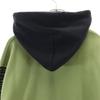 Kenzo Print Parker S Green Brushed Back of Pullover Men's Used