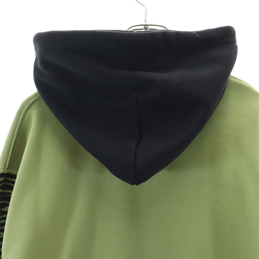 Kenzo Print Parker S Green Brushed Back of Pullover Men's Used