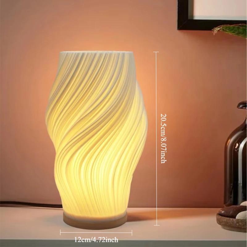 

Настольная 3D-лампа во французском кремовом стиле, популярная в интернете, плиссированная прикроватная лампа для спальни, лампа для атмосферы для кабинета, кофейни, подставка для карточек 3 light colors