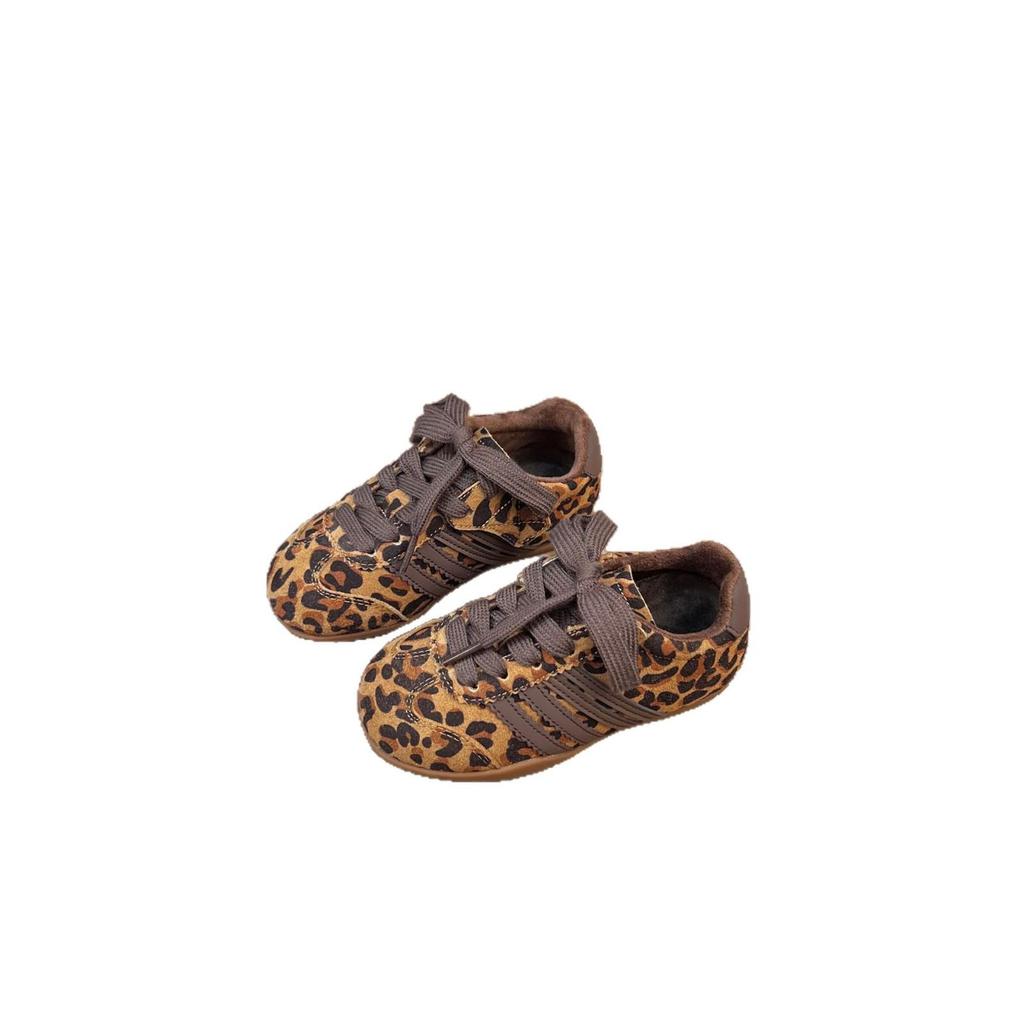 Chaussures de sport confortables d'hiver pour enfants 2025 - Baskets décontractées mode en velours pour garçons et filles