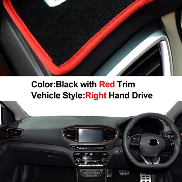 

Чехол на приборную панель автомобиля для Hyundai IONIQ 2016 2017 2018 2019 LHD RHD авто внутренний коврик для приборной панели ковер ковер солнцезащитный козырек Right Hand Drive синий