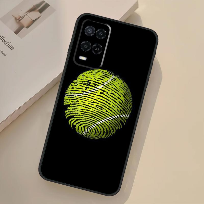 Tennis Balls Case For Oppo A94 A74 A54 A80 A60 A40 A18 A38 A58 A78 A98 A96 A76 A16 A15 A17 A57 A77 A5 Pro