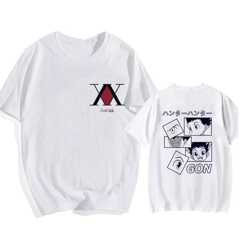 Manga Hisoka Kawaii Hunter X Hunter T Shirt Killua Zoldyck Funny Cartoon Cute Anime T-shirt Kurapika HxH Devil Eye Tshirt Tees