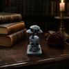 Durable Pla Material Statuette 3D Printed Tree of Life Skull Figurine, Gothic Desktop Ornament for Dark Academia Home Accessories Office Decor,