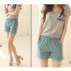Women's Summer Solid Color Shorts Plus Size Loose Cotton Elastic Waist Casual Breathable Lightweight Outdoor Wear Pants