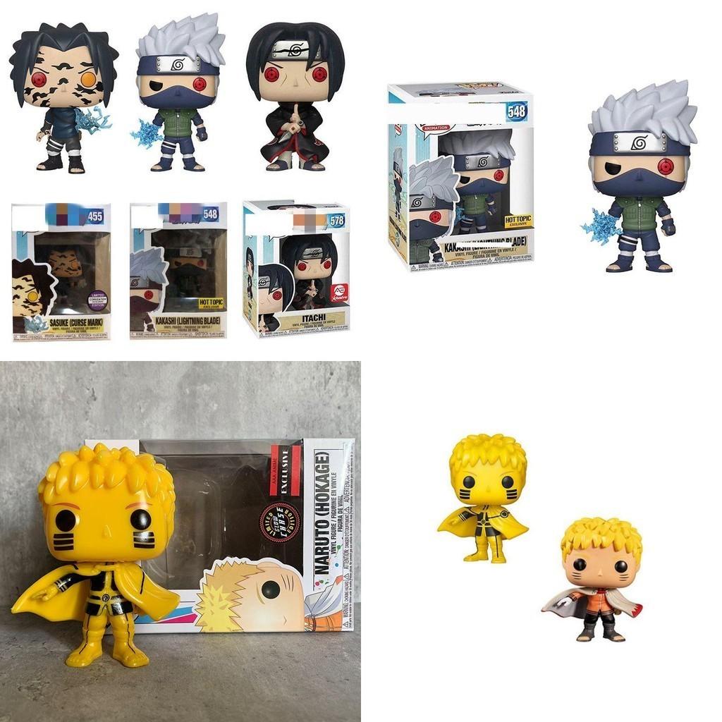 Juguete de Figura de Acción Pop Trans Naruto de Alta Calidad con Sasuke y Kakashi