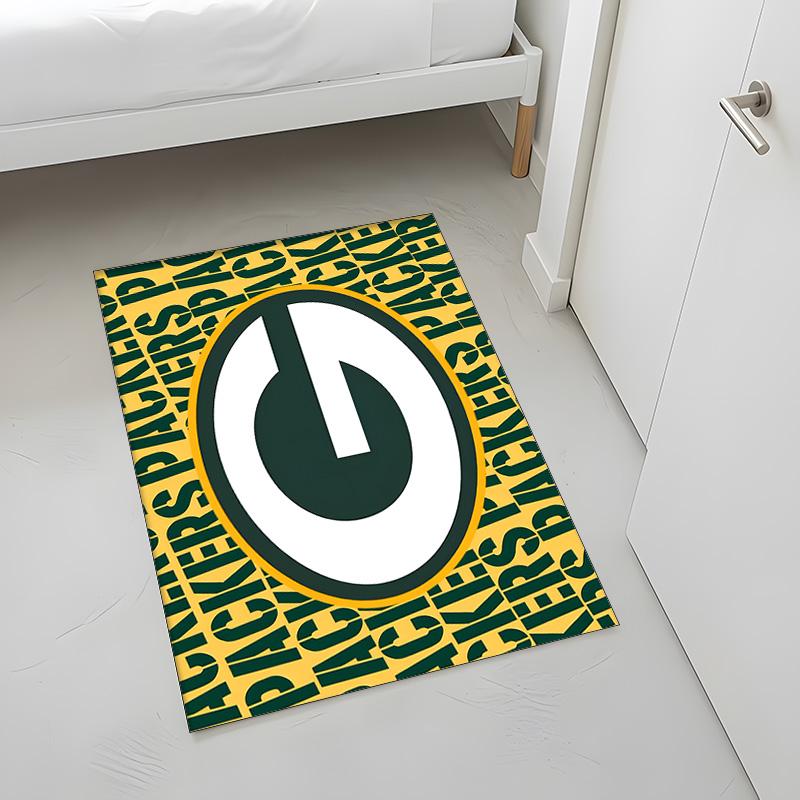 Green Bay Packers (19) Rug Suitable For Living Rooms Bedrooms Computer Rooms Dining Areas And Placement Under Tables And Chairs Also An Ideal Choice F