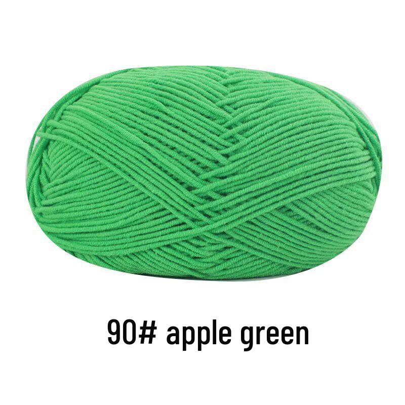 Su He 4-Strand Milk Cotton Combed Yarn for Hand-Knitting Baby Sweaters