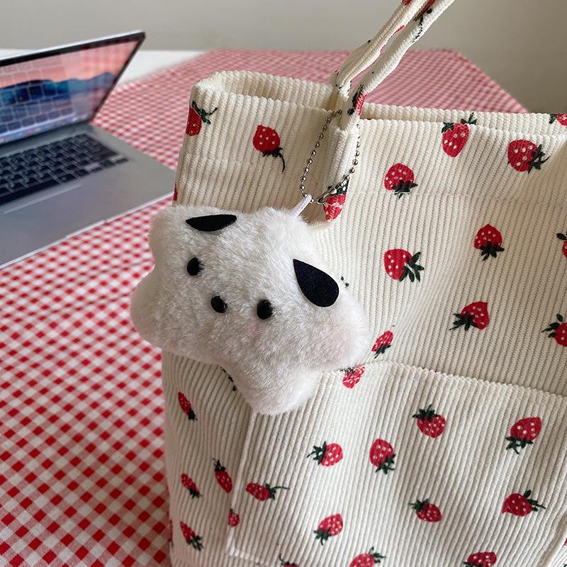 Spring and summer new versatile fashion small fresh shoulder bag large capacity little fairy simple printed bucket bag