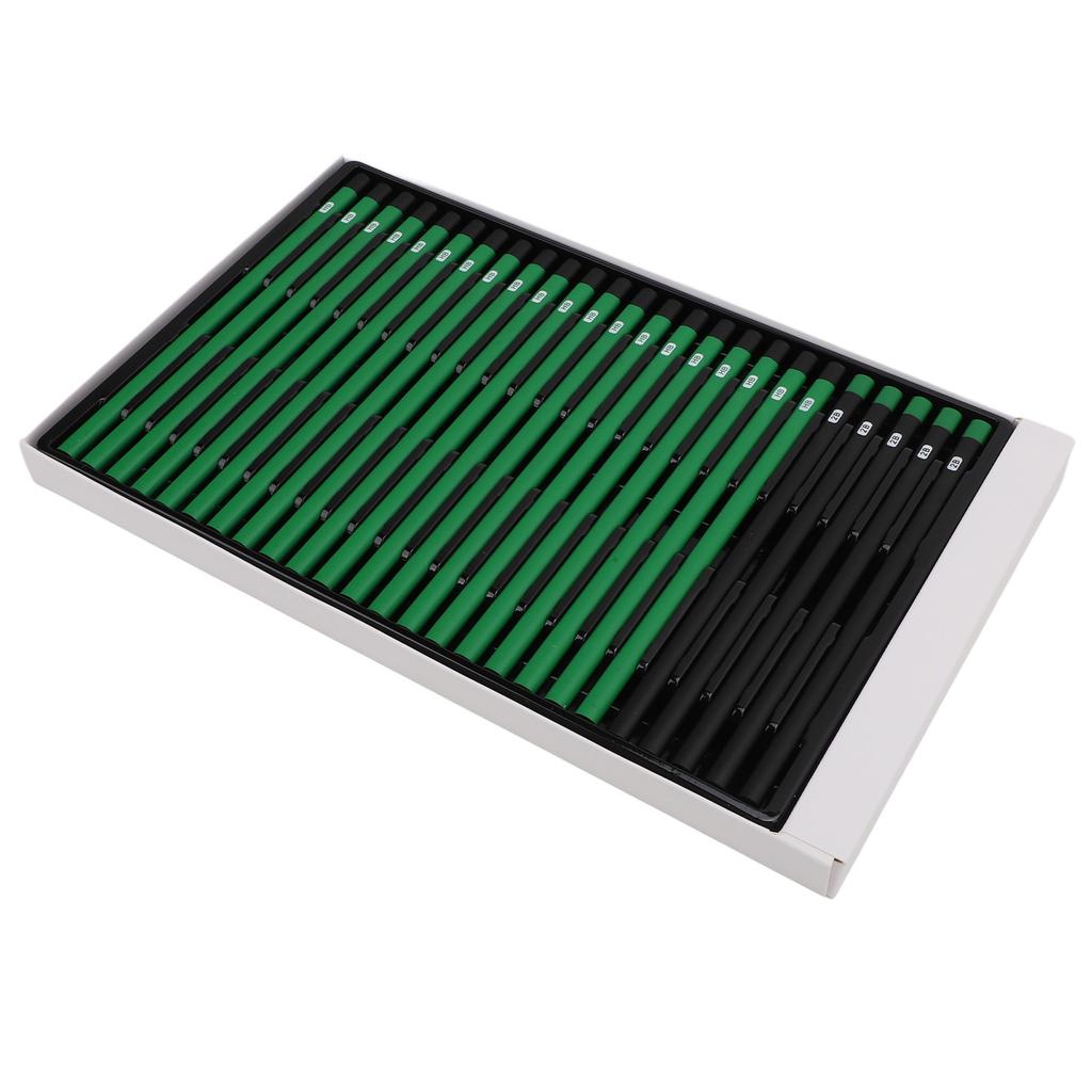 Black Writing Pencils 20Pcs HB and 5Pcs 2B Graphite Pencil Set for Kids Students Adults Artists Drawing Sketching