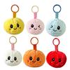 In Stock Trendy New Style Bag Hanging Cute Simulation Dumpling Plush Keychain Backpack Pendant Cartoon Toy Gift