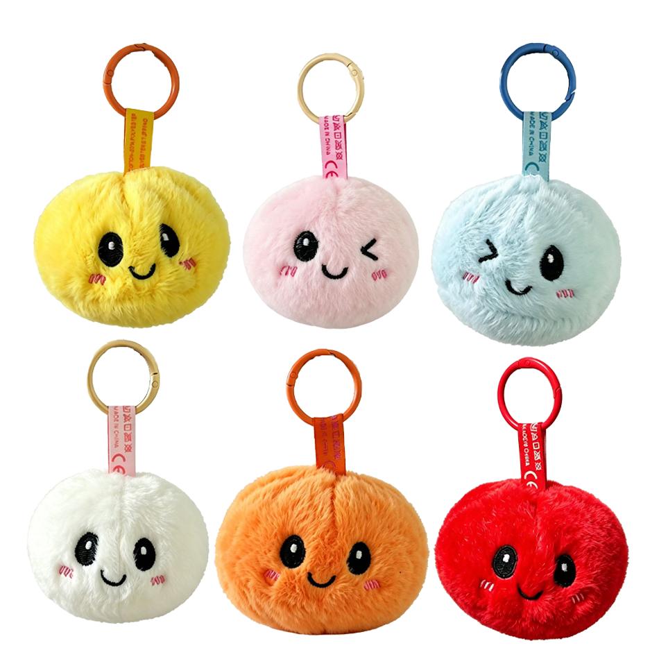 Squishy Sleutelhanger voor Stressverlichting Simulatie Knödel Pluche Knödel Squishy Knödels Sensorisch Knijpspeeltje voor Stressverlichting yellow