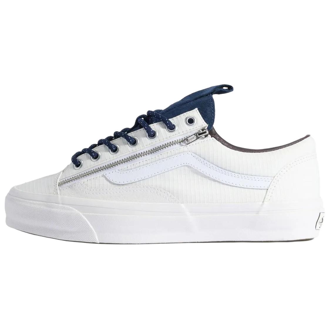 

Vans Old Skool 36 Premium Zip Comfortable Fit Skate Shoes Unisex Sneakers White VN000DAAEZY 35
