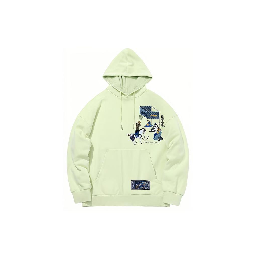 Li Ning Sweatshirt Men's Fruit Pink Green AWDQB45-2