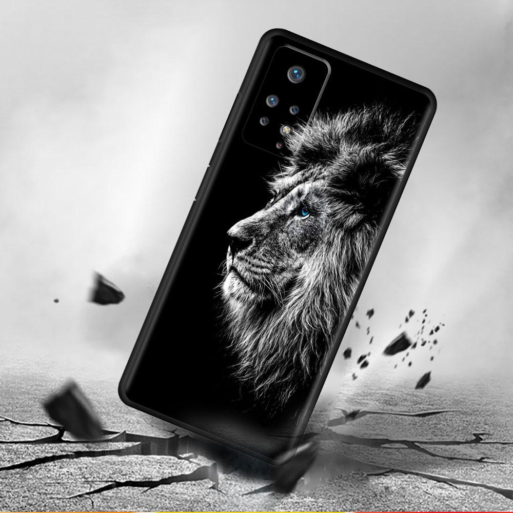 Official For Xiaomi Redmi Note K40 9T 7 10 9C 9 8 9S 9A 11 Pro K40S 10C 8T Celulares Fundas Beast Lion Wolf