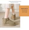 Women's 2023 Fur-Lined Waterproof Snow Boots: Thick Sole & Warm Cotton Design