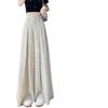 Women's Summer High-Waisted Tie-Dye Wide-Leg Floor-Length Trousers - Casual, Elegant, Thin Fabric