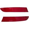 Red Lens Rear Bumper Reflector, Car Rear Bumper Reflector Compatible with BMW X3 F25 LCI 2015-2017, Right Passenger Side 63257352210(1pcs)