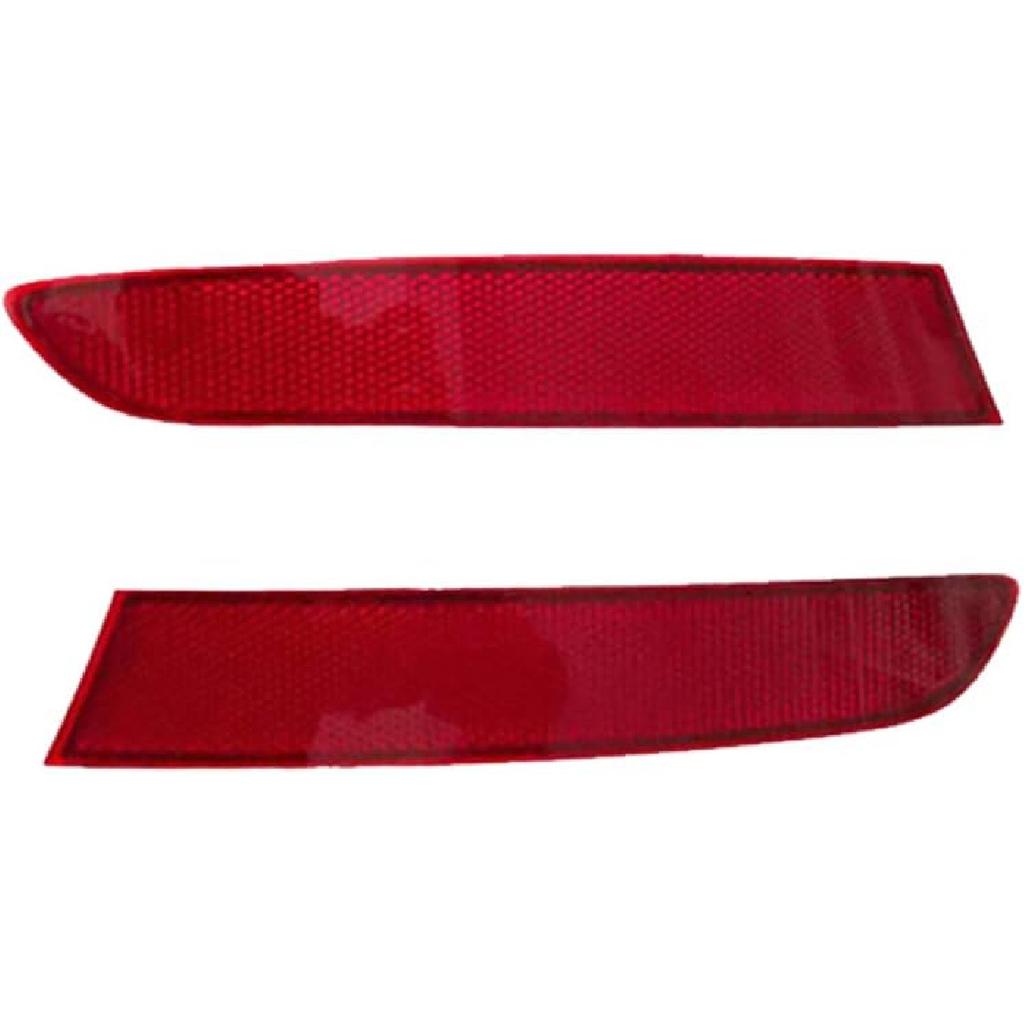 Red Lens Rear Bumper Reflector, Car Rear Bumper Reflector Compatible with BMW X3 F25 LCI 2015-2017, Right Passenger Side 63257352210(1pcs)