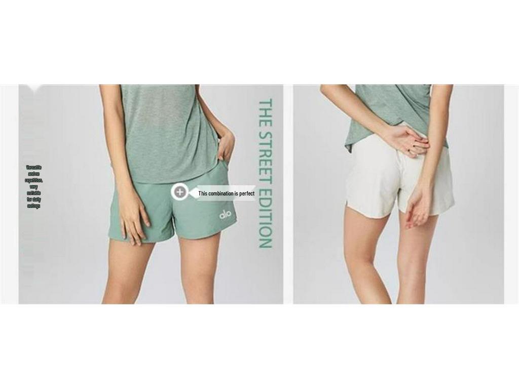 ALO Yoga Noord-Amerika Korte Mouw Mesh Losse Pasvorm Yoga Shirt.