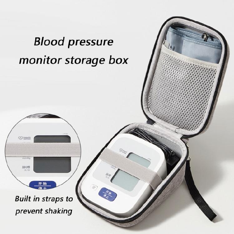 Ergonomic Storage Solution With Anti Slip Handles For Blood Pressure Gauge Portable Carrying Case Organizers