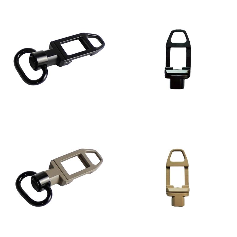 Outdoors Gear Rails Mount Buckles Accessory for Backpacks Carry, Metal Hanging Hoop Connectors for Camping and Hiking
