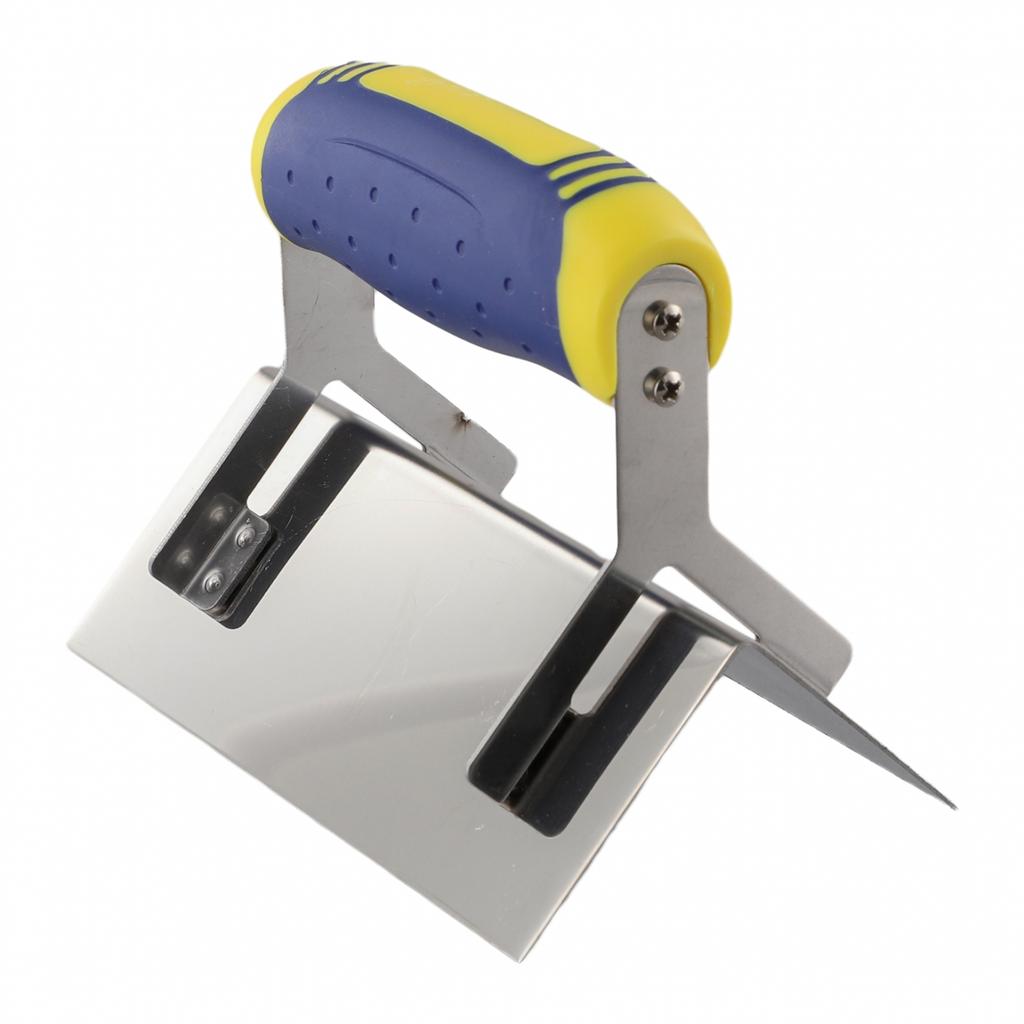 Outils de finition pratiques en acier inoxydable pour plâtre et ciment pour une utilisation facile