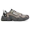 Fila Fusion Fabric Synthetic Leather Versatile Comfortable Durable Lightweight Low-Top Casual Shoes Men Sneaker Gray T12M341617FAB