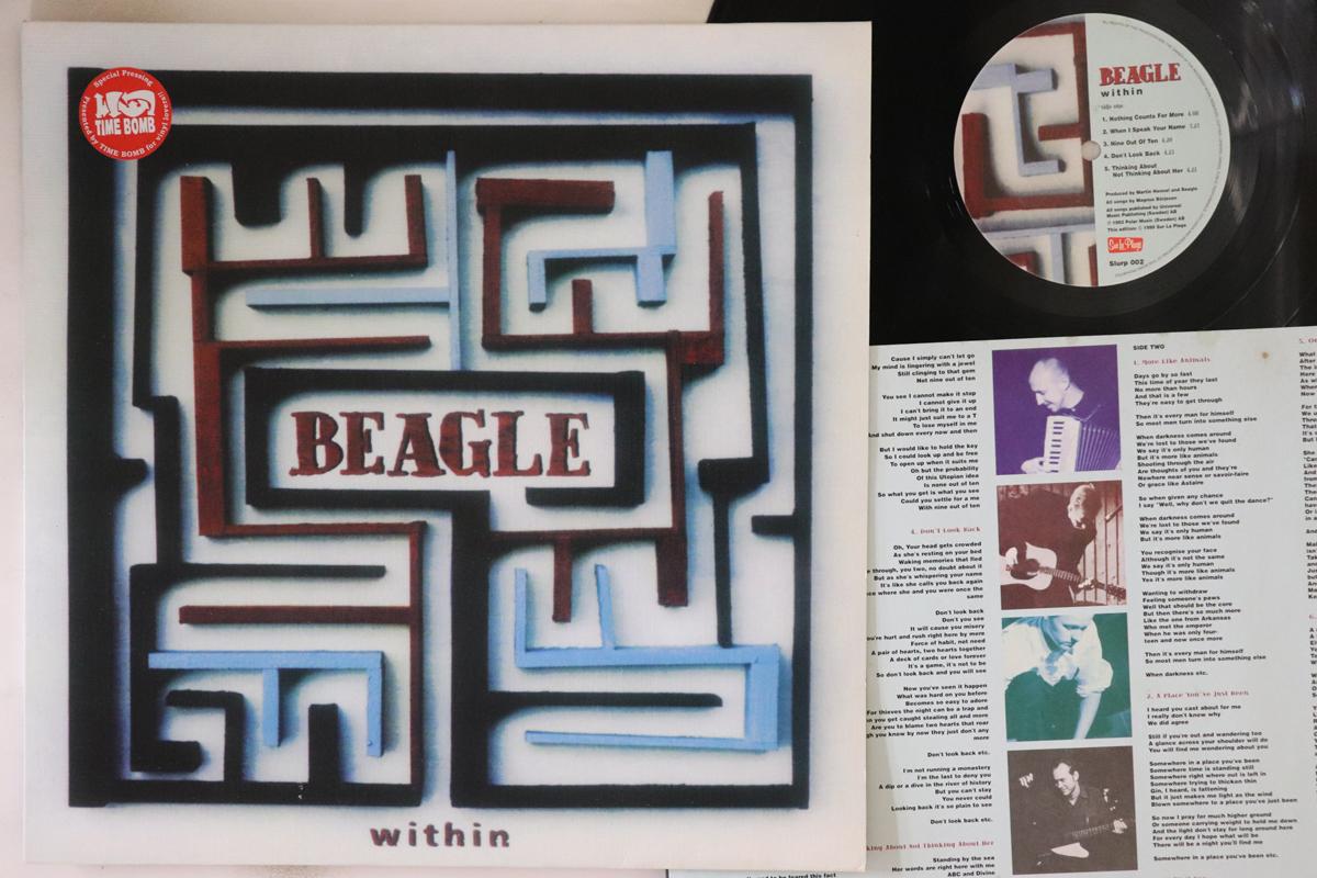 

LP Record BEAGLE - Within slurp002 Sur La Plage 1999 UK Rock Used