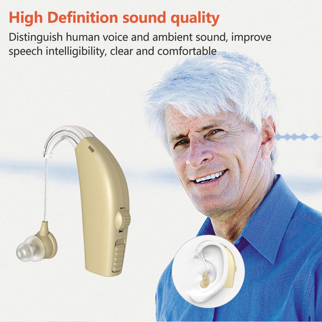 Sound Amplifier Hearing Aids In Ear Hearing Enhancement Device with Storage Case for Adults Seniors