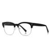 Transparent Gray Frame Anti Blue Rays Photochromic Oval Optical Spectacles For Prescription Shortsighted Hyperopia Eyeglasses