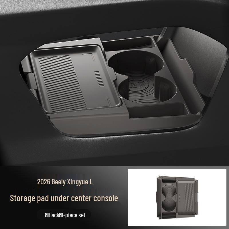Fits 26 Geely Xingyue L Models: Center Console Armrest Organizer & Interior Storage Box Accessories