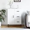 VidaXL Buffet White 69.5x34x90 Cm Engineered Wood 827916