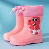 Unisex Toddler Waterproof Cartoon Rain Boots for Kids - Rubber, Short, Outdoor