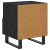 Nightstand Black Oak Effect 40 X 35 X 47.5 Cm Particleboard