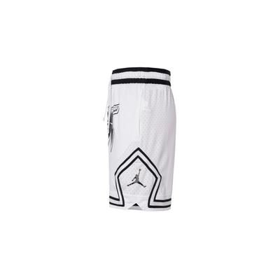 Shorts mit Buchstaben-Print und Schnürung für Herren, Weiß, FN5870-100