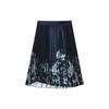 Fila Loose Printed Pleated Midi Skirt Autumn Collection Women Bottoms F11W238307F-ZA