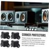 Black Speaker Corner Protectors Iron Speaker Wrap Angle Corner Covers  Speaker Accessories