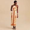 European and American Summer Models, White Neck Strap Off The Shoulder, Sexy Style Sleeveless Dress D07